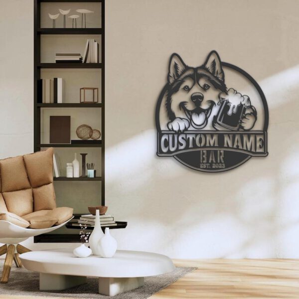 Custom Dog Beer Sign - Image 2