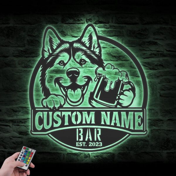 Custom Dog Beer Sign - Image 3
