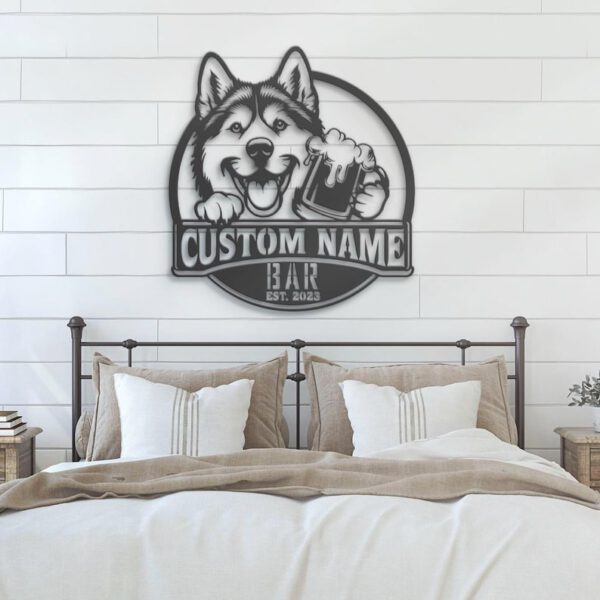 Custom Dog Beer Sign - Image 4