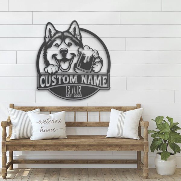 Custom Dog Beer Sign - Image 6