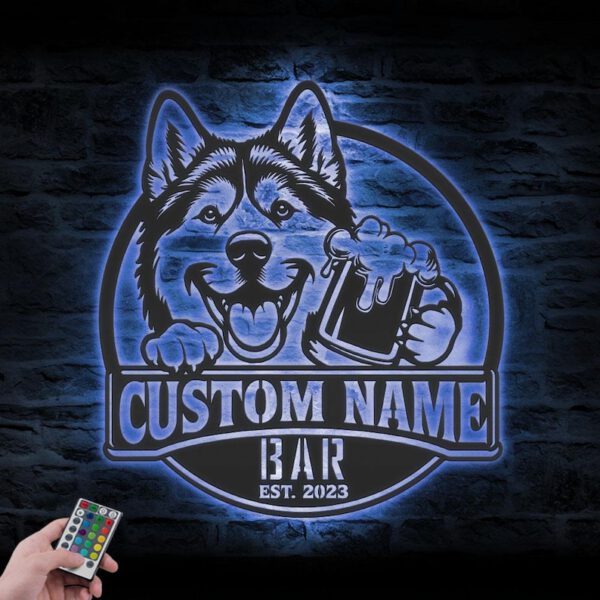 Custom Dog Beer Sign - Image 7